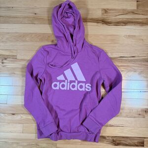 Adidas Graphic Hoodie Women’s Small Pink